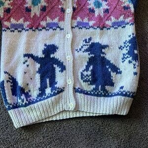 VINTAGE Cozy Multicolor Patterned Women's Sweater